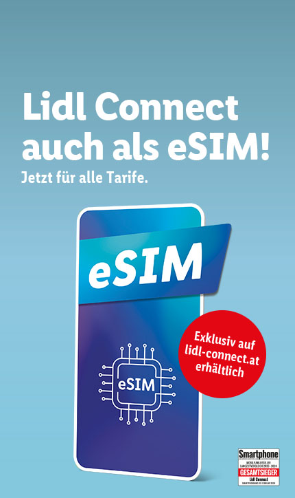 Werbung: Lidl Connect auch als eSIM!