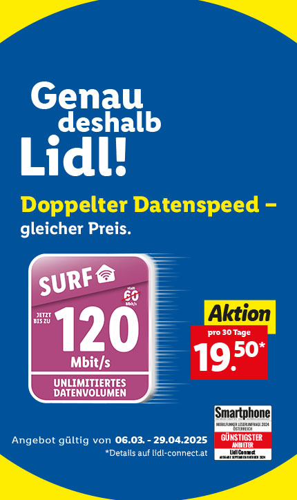 Werbung: Doppelter Speed